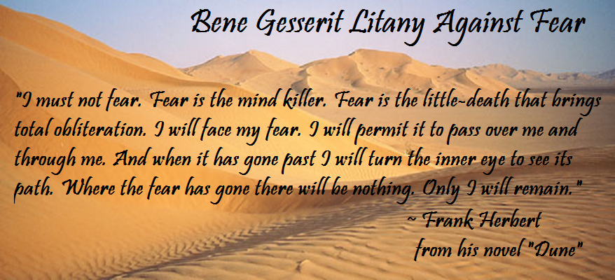 Bene Gesserit Litany Against Fear